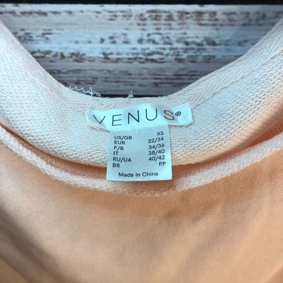 VENUS Pink Sleeveless Cut Out Sweatshirt - Picture 5 of 12